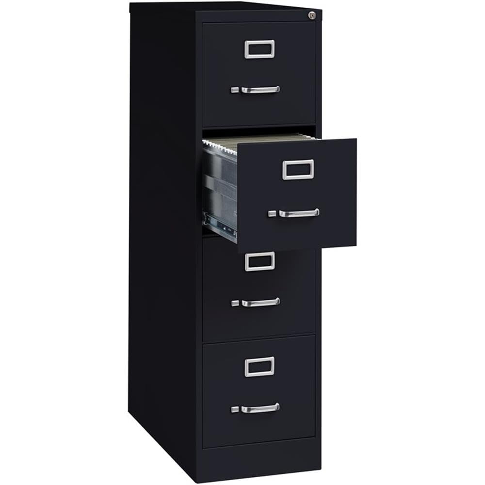 Black 4 Drawer Metal Filing Cabinet I415379