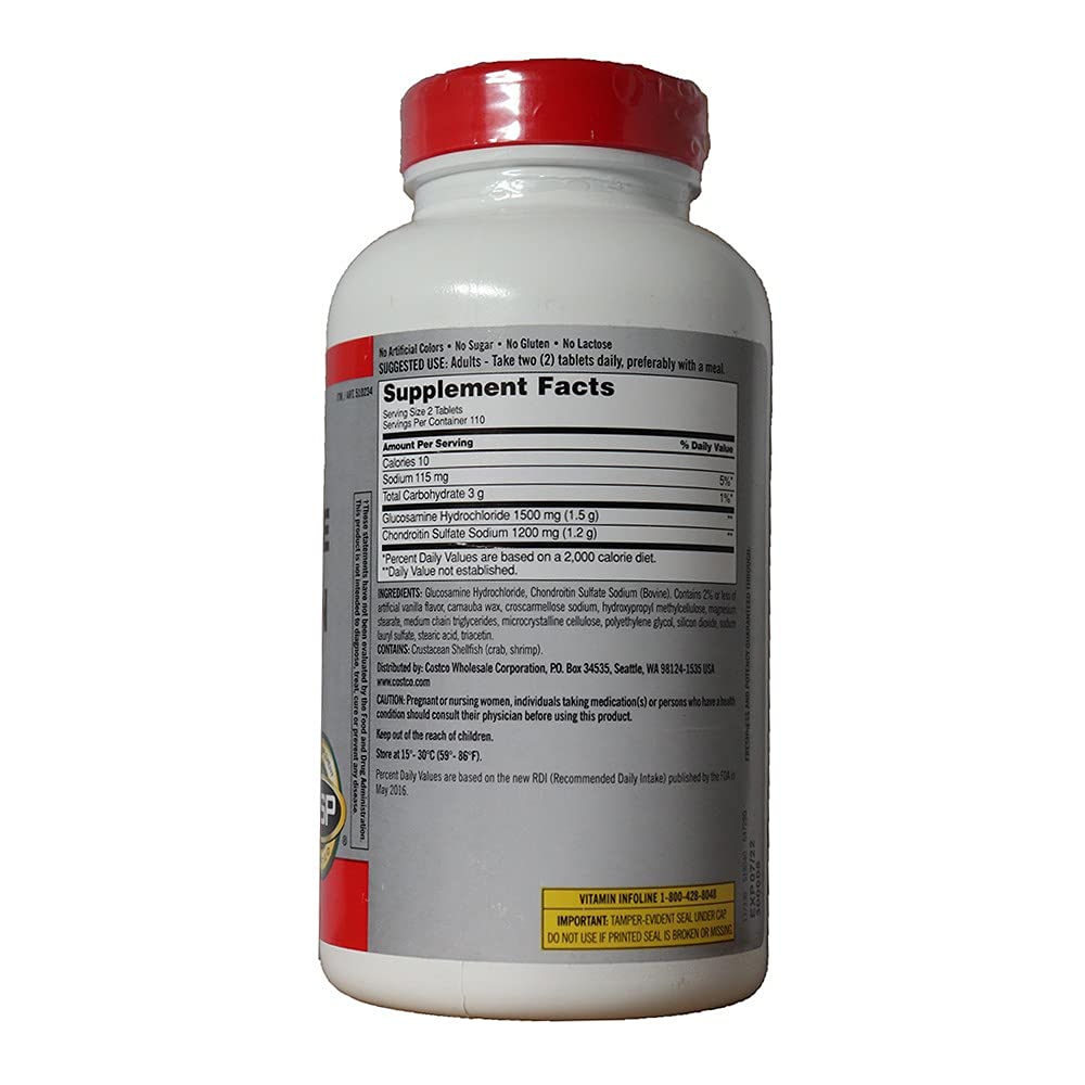 Glucosamine & Chondroitin 220 Tablets 4 Pack C54145