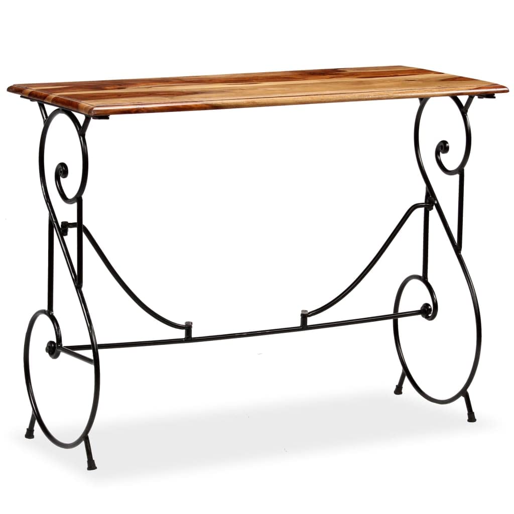 Solid Sheesham Wood Console Table D1368