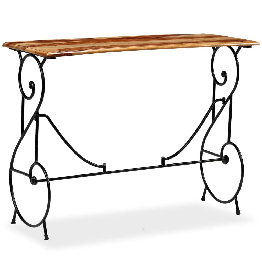 Solid Sheesham Wood Console Table D1368