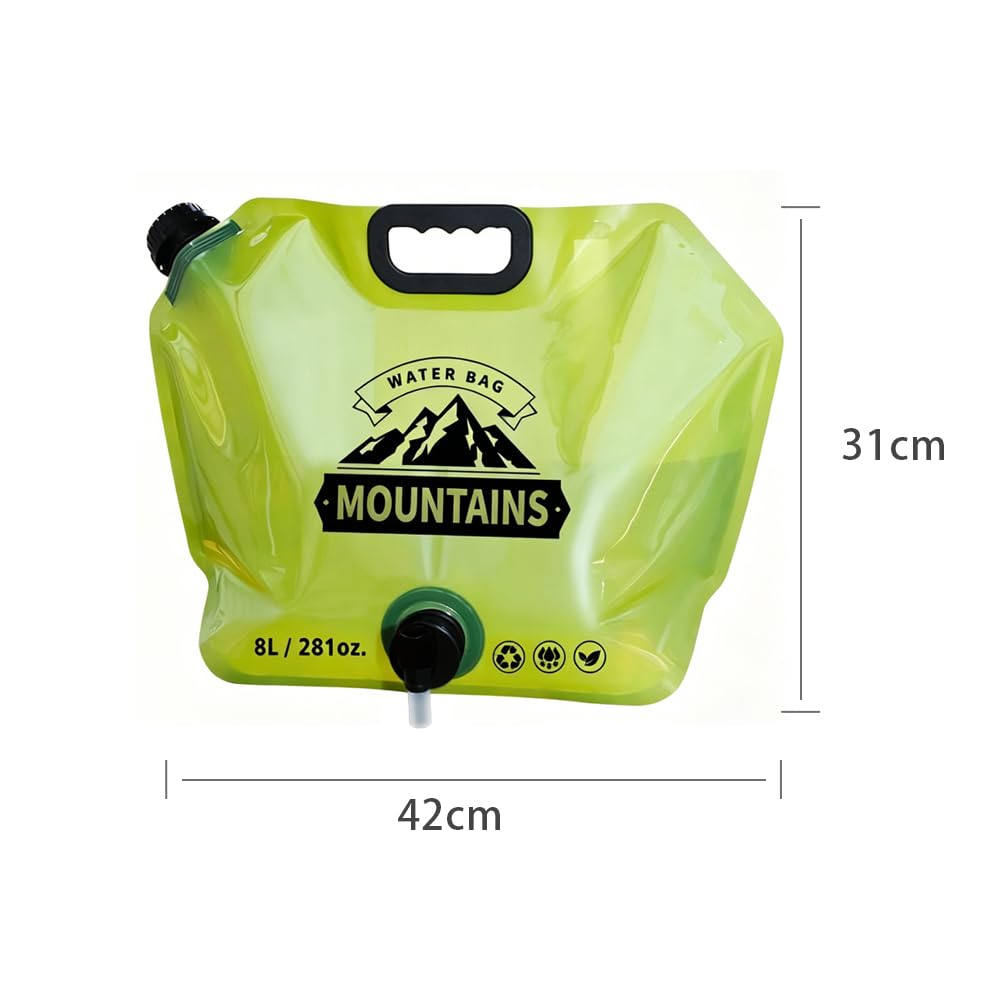 8L Collapsible Water Container with Faucet V579369