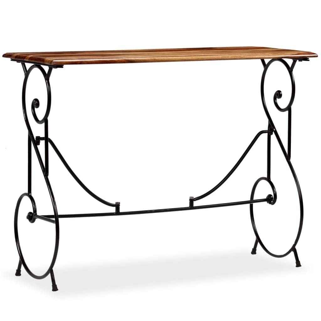 Solid Sheesham Wood Console Table D1368