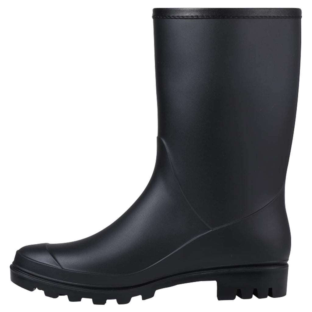 Mid Calf Waterproof Rain Boots with Buckle Z91662