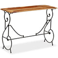 Solid Sheesham Wood Console Table D1368