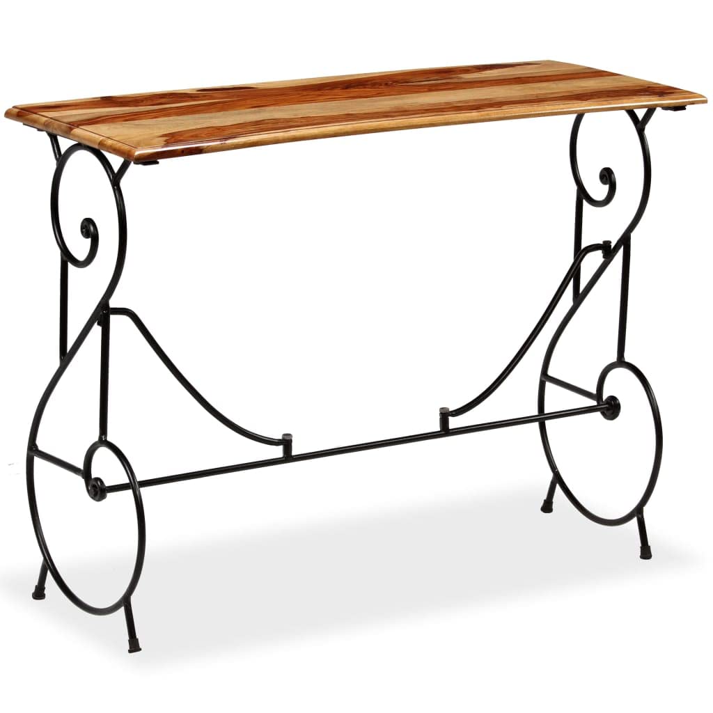 Solid Sheesham Wood Console Table D1368