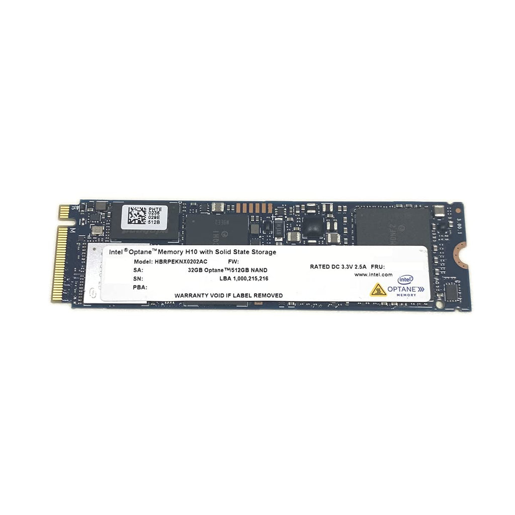 32GB Optane Memory with 512GB SSD M.2 2280 NVMe PCIe Gen3 x4 O466856