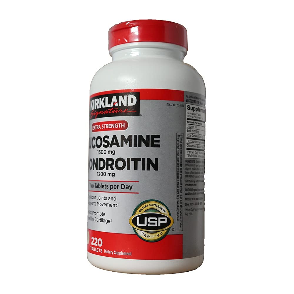 Glucosamine & Chondroitin 220 Tablets 4 Pack C54145