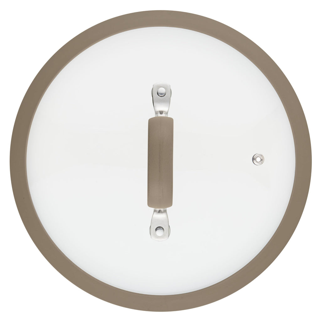 10-Inch Silicone-Rimmed Glass Lid D980