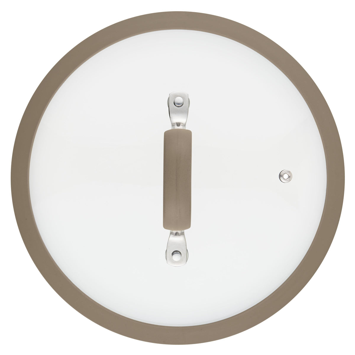 10-Inch Silicone-Rimmed Glass Lid D980
