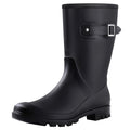 Mid Calf Waterproof Rain Boots with Buckle Z91662