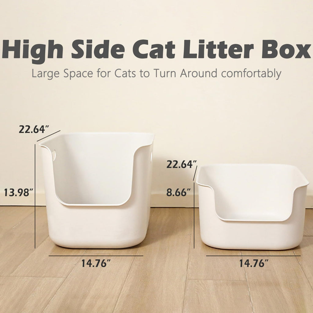 Extra Large High Sides Cat Litter Box S8452