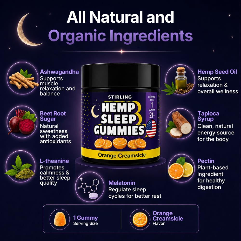 Hemp Sleep Gummies X334