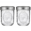 16 oz Wide Mouth Mason Jars with Lids and Bands, 2 Pack K794902