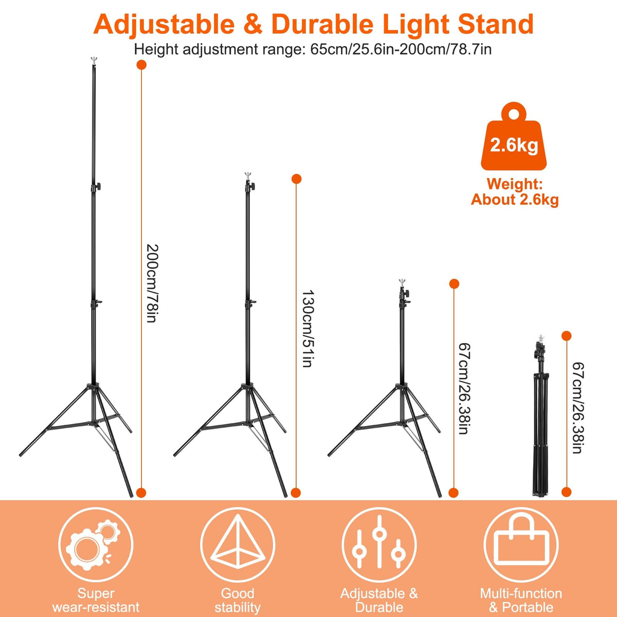 10Ft Wide Backdrop Stand Kit Z14077