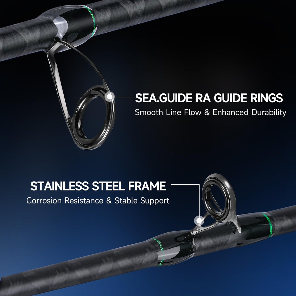 Heavy 2-Piece Fishing Rod D394