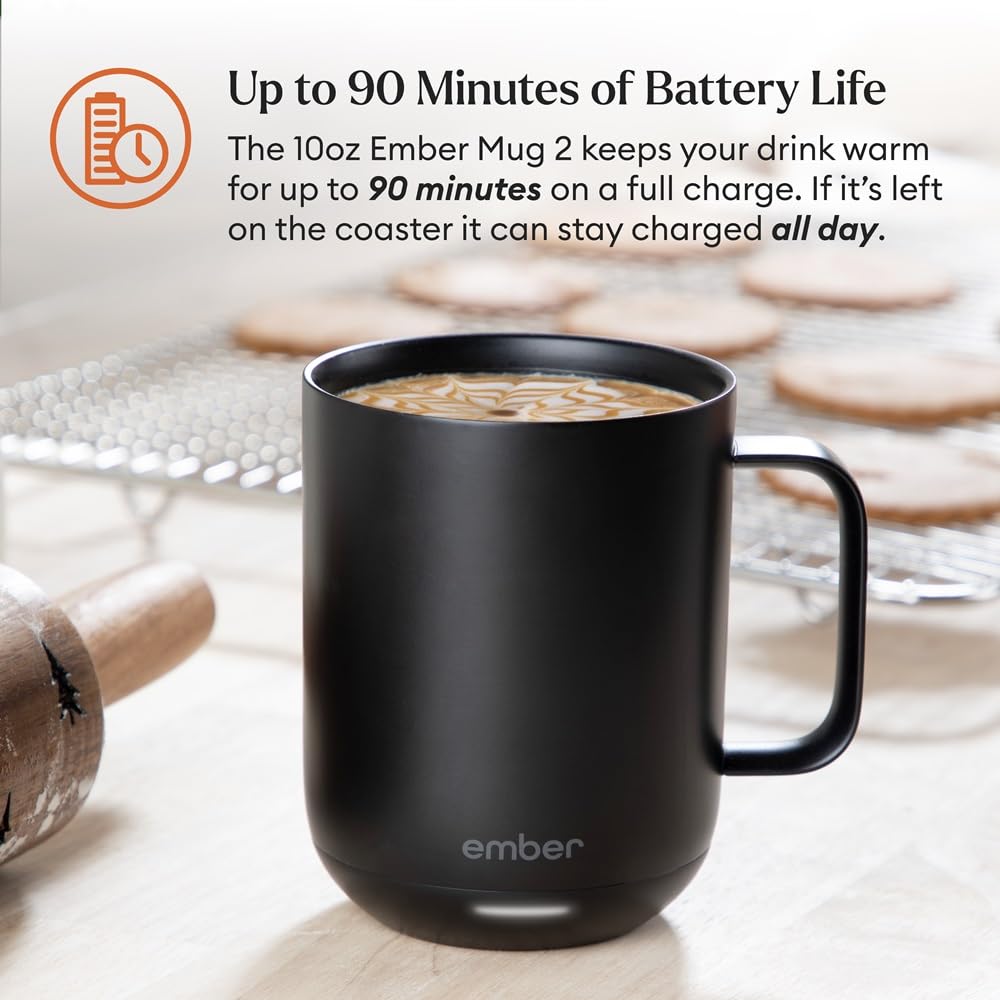 10 Oz App-Controlled Heated Smart Mug B354278
