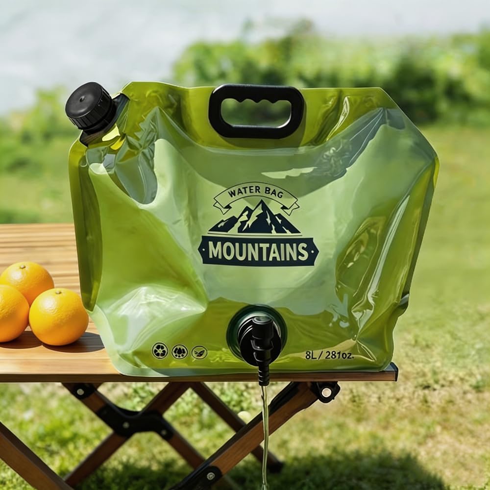 8L Collapsible Water Container with Faucet V579369