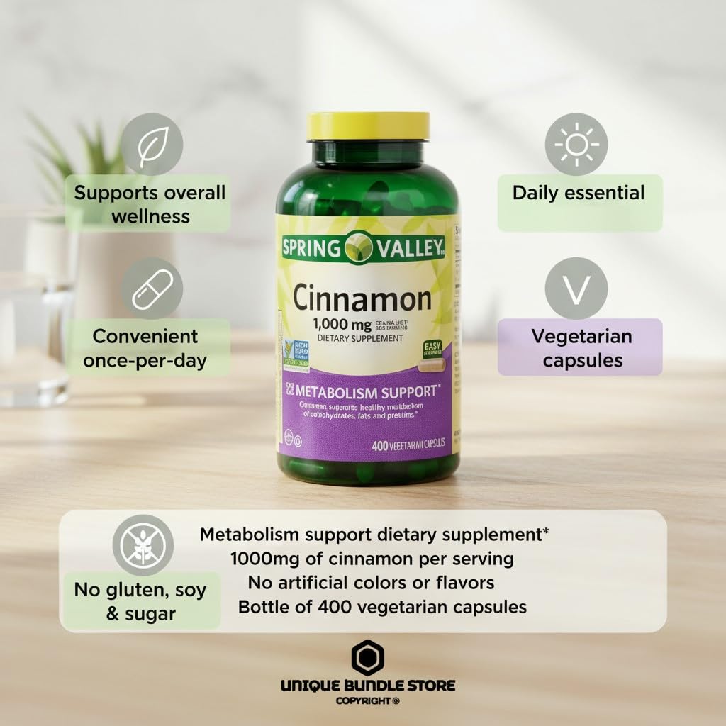 Cinnamon 1000 mg 400 Capsules E2740