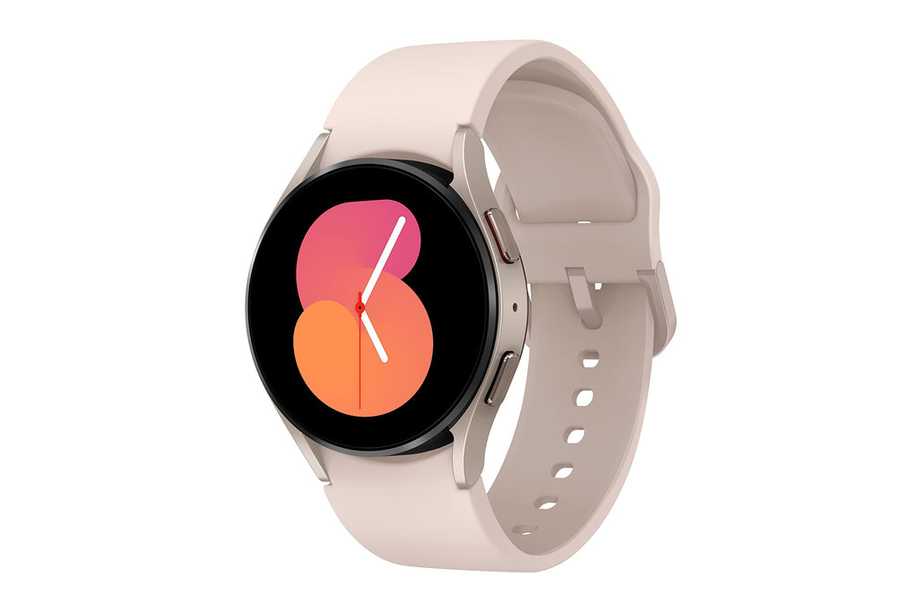 40mm Bluetooth Smartwatch with Fitness and Sleep Tracker, Pink Gold Bezel H527