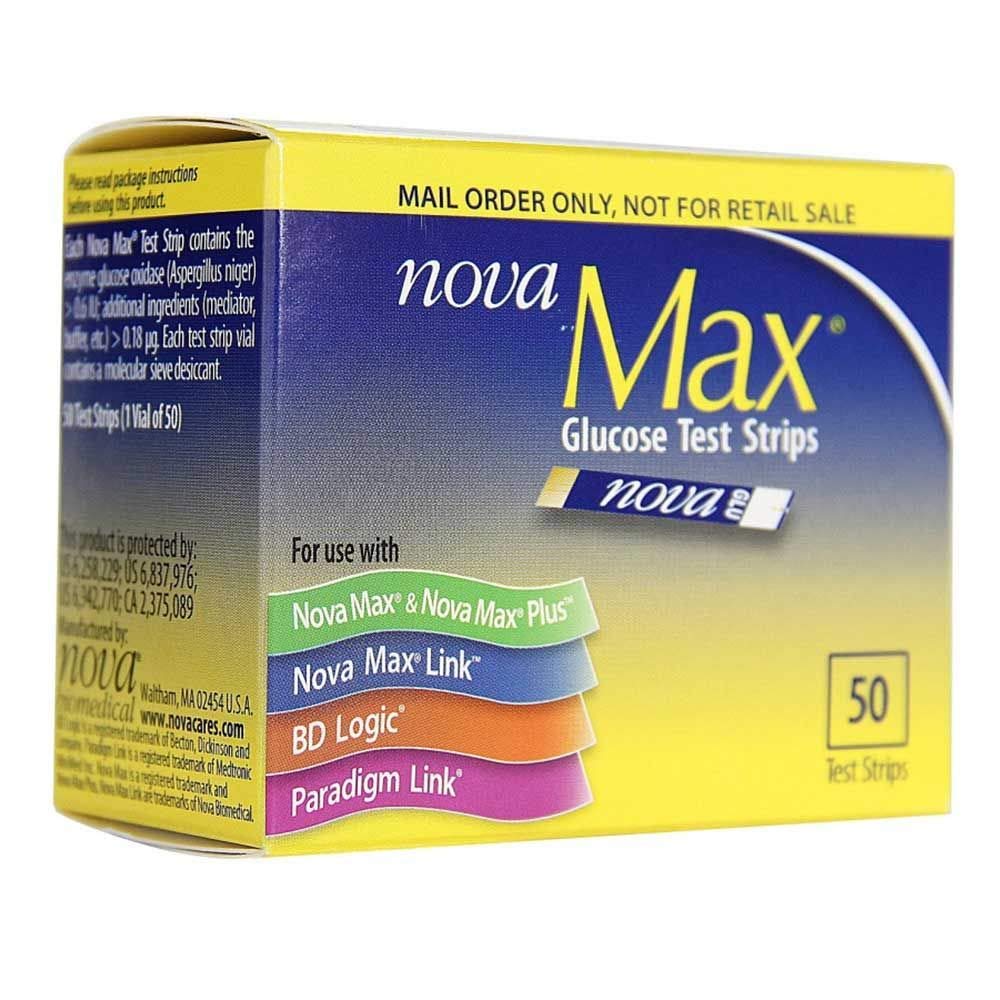 Glucose Test Strips, Box of 50 Strips H14651
