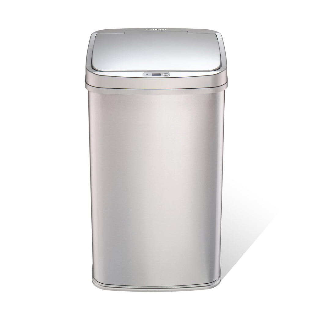 13 Gallon Automatic Stainless Steel Trash Can U632630