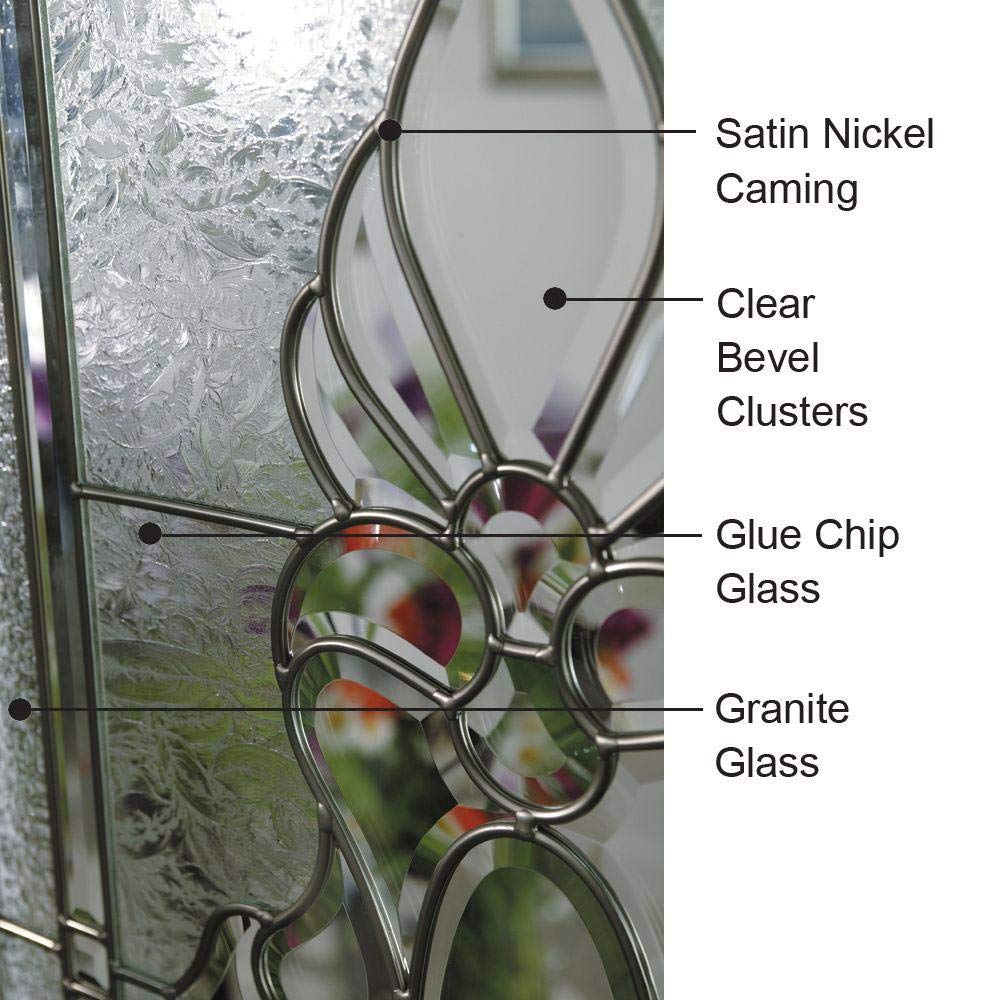 Brown Steel Left Hand In-Swing Exterior Prehung Door with Sidelites D959
