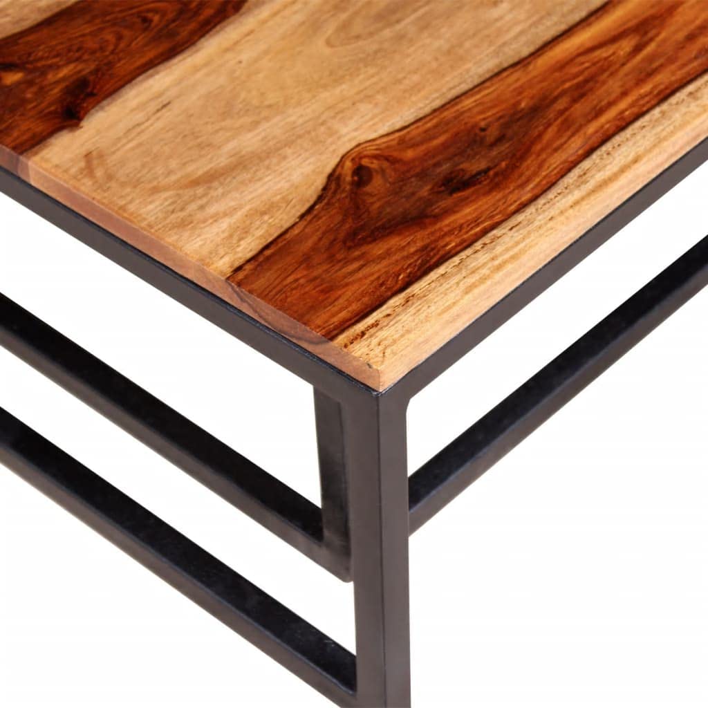 Coffee Table Side Tables 2 Piece Nesting Set Solid Sheesham Wood U20989