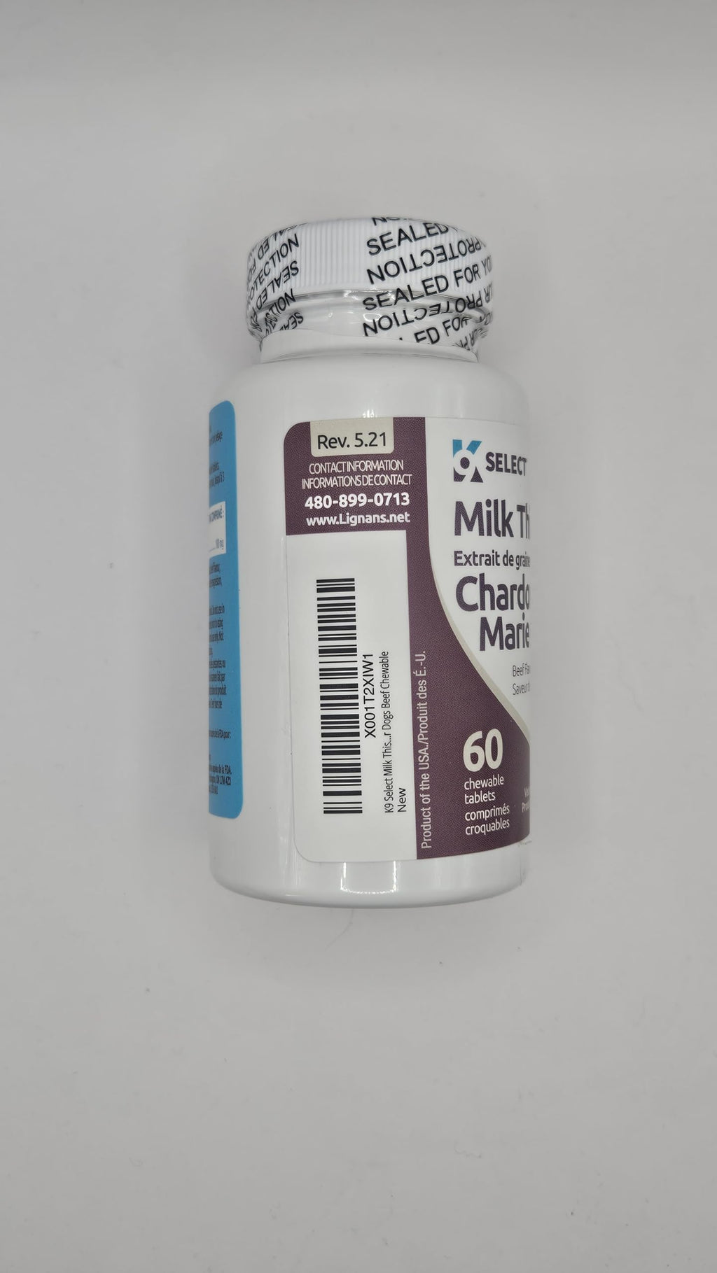 Milk Thistle Liver Support 60 Beef Chewable Tablets L850