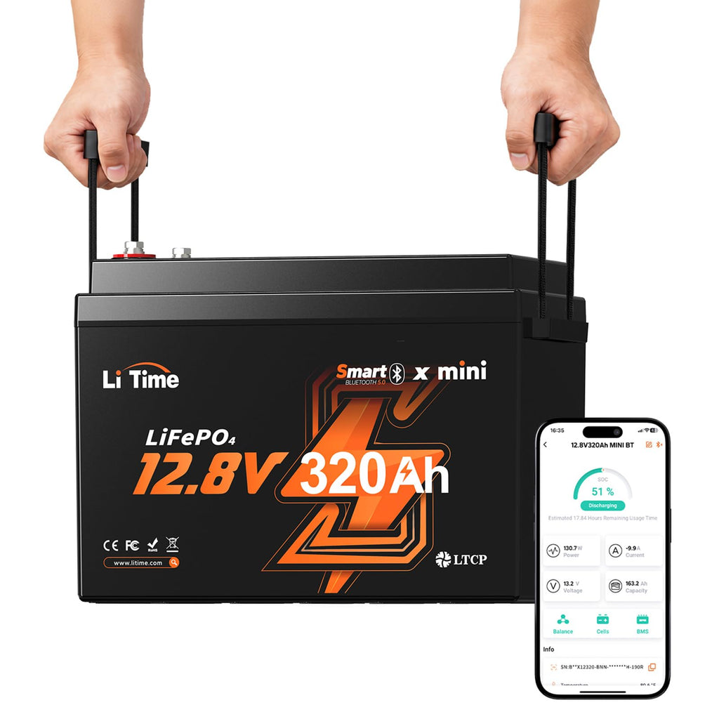 12V 320Ah Mini LiFePO4 Battery with Bluetooth L368256