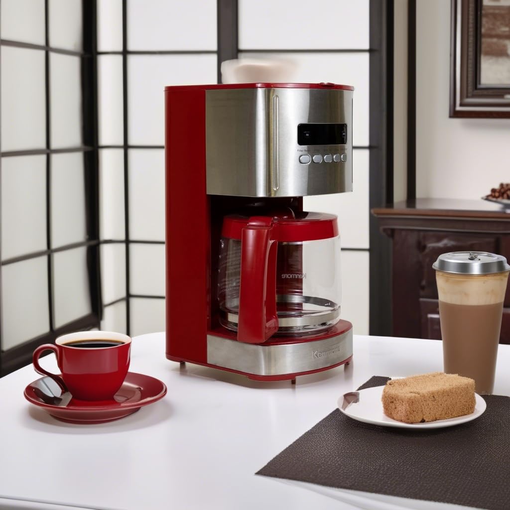 12 Cup Programmable Drip Coffee Maker with Glass Pot E1900