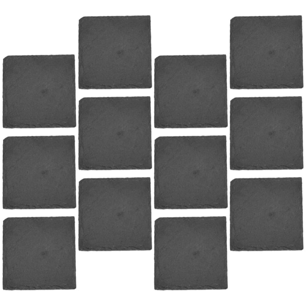 Black Natural Stone Coasters Set J5018