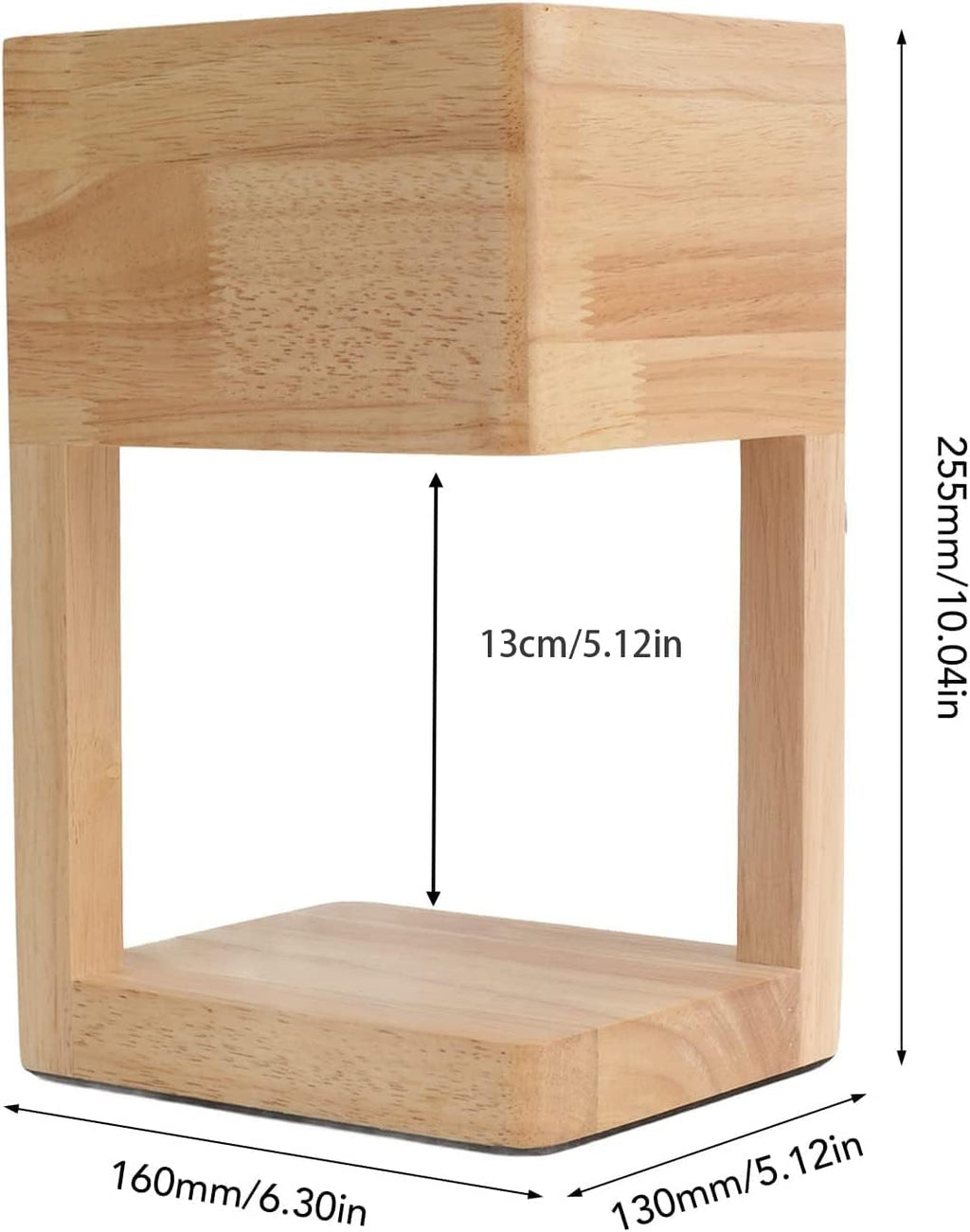 Wooden Candle Warmer Lamp with Timer and Auto Shut Off G91454