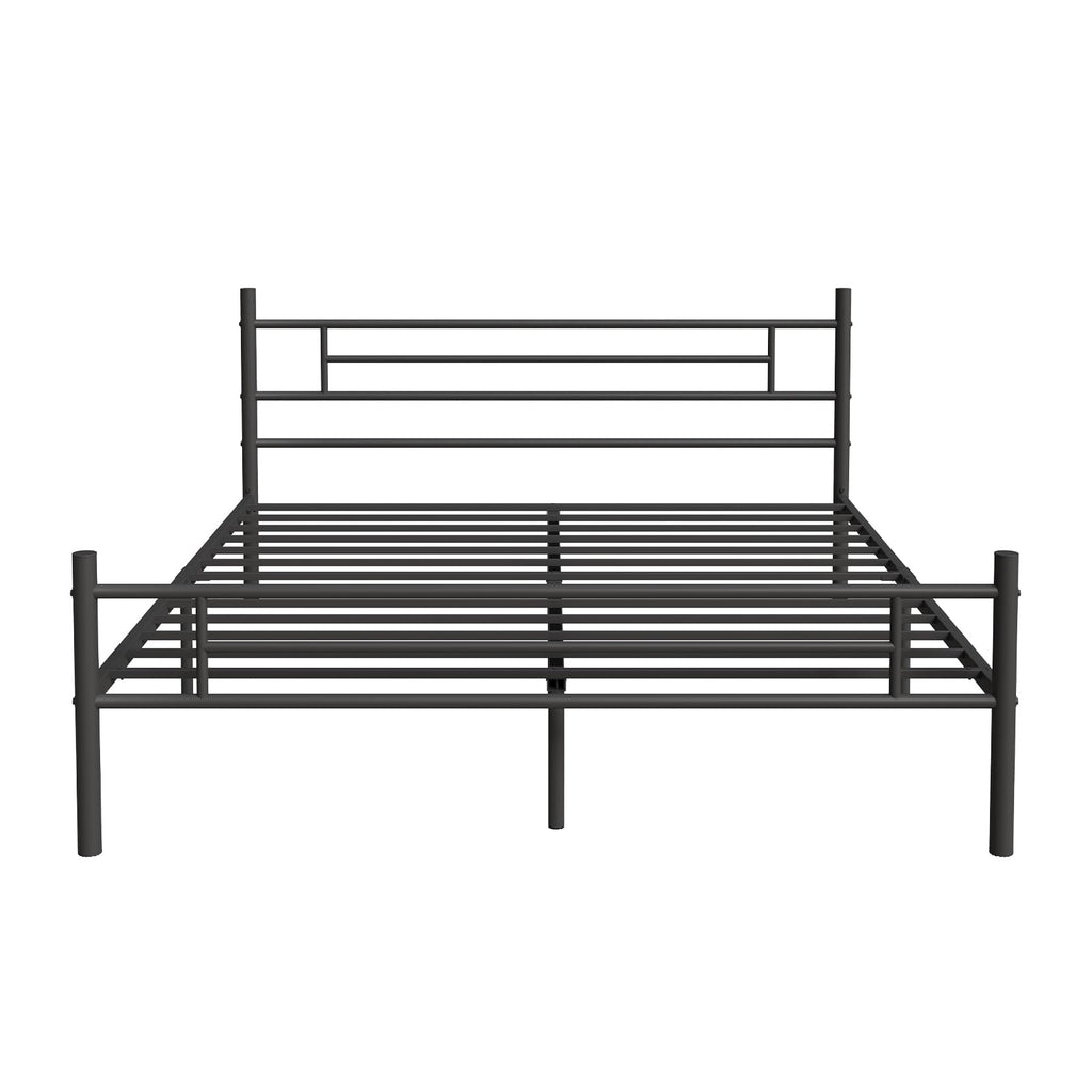 Full Size Metal Platform Bed Frame with Headboard and Footboard C8768