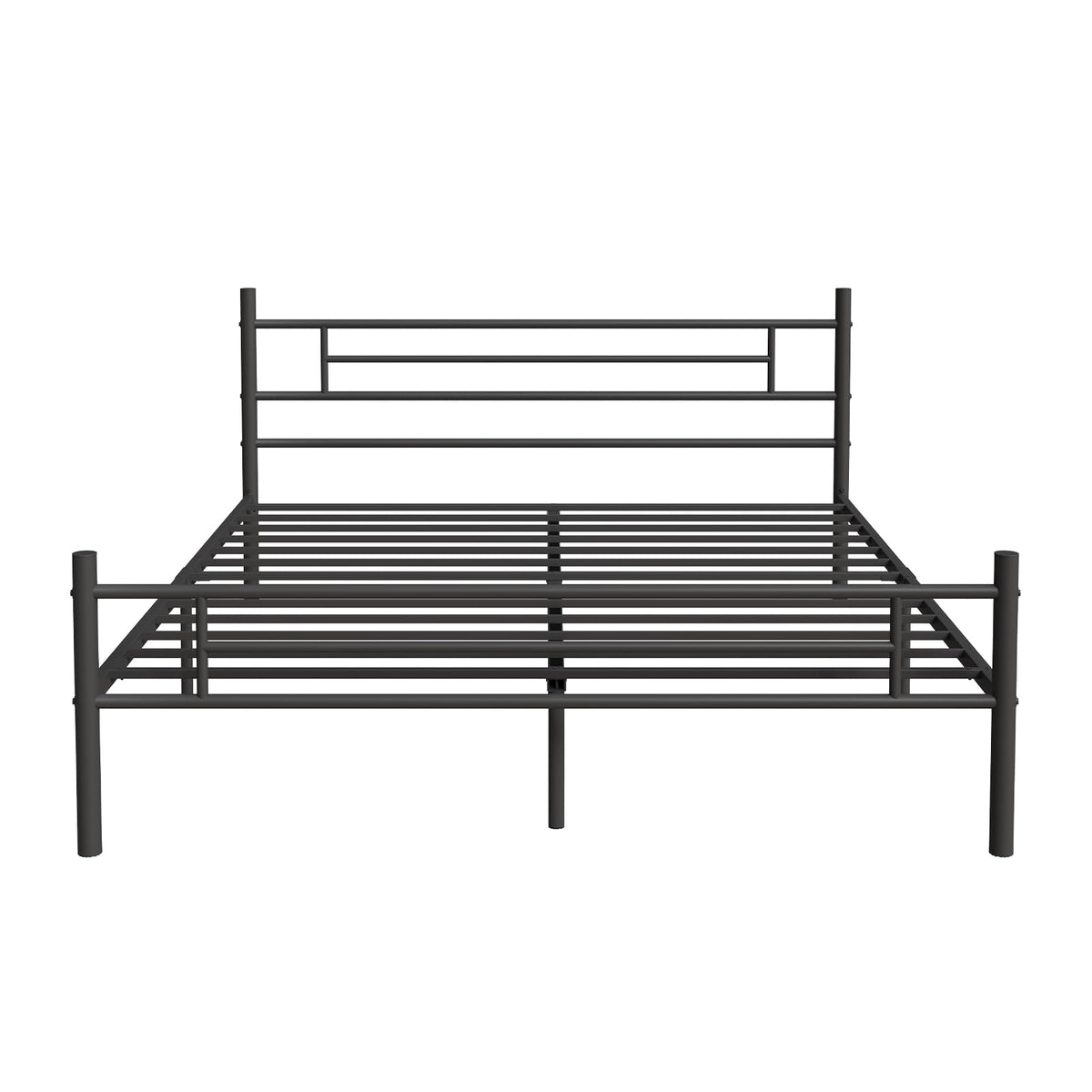 Full Size Metal Platform Bed Frame with Headboard and Footboard C8768