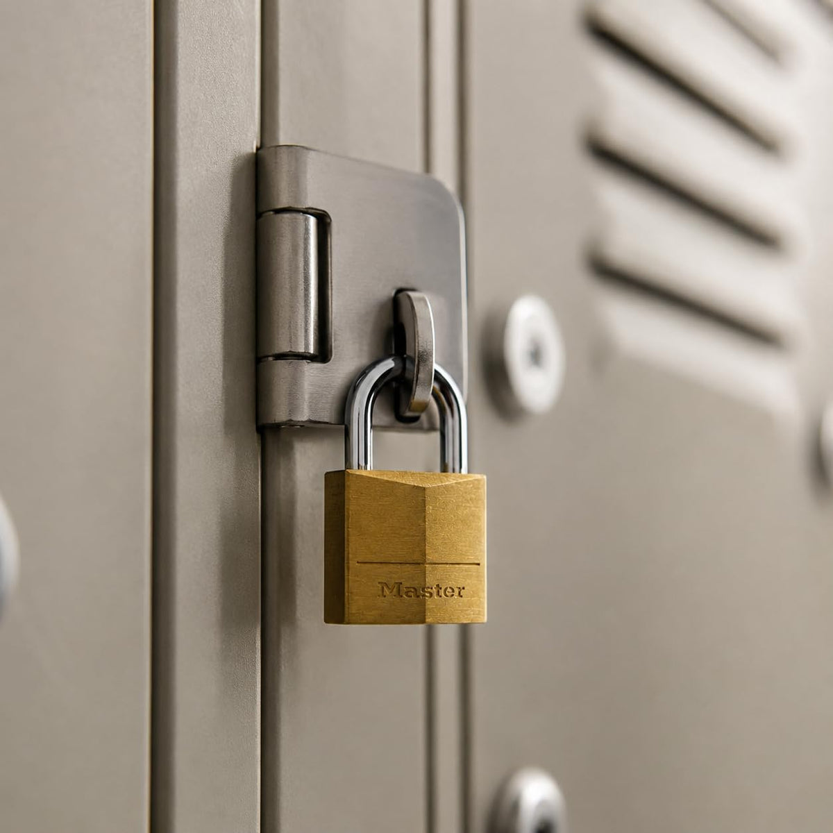 Solid Brass Padlock, 3/4 in. Wide G955
