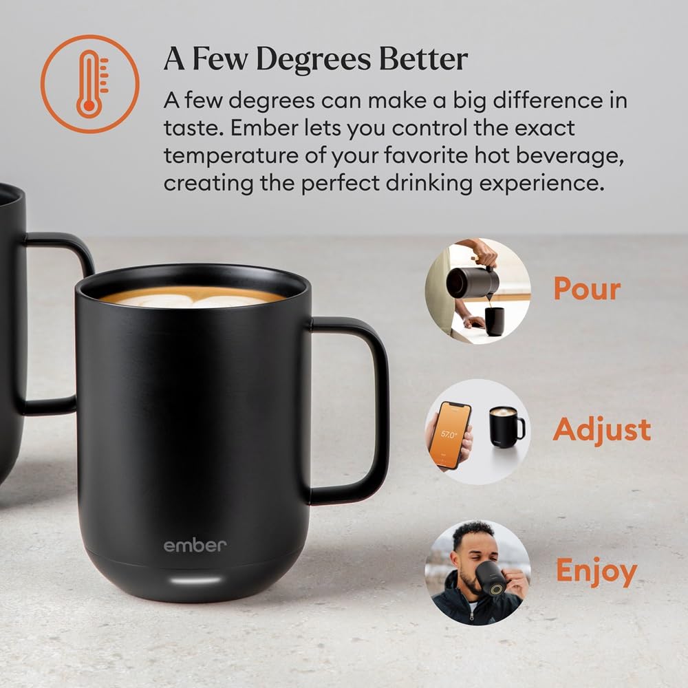 10 Oz App-Controlled Heated Smart Mug B354278