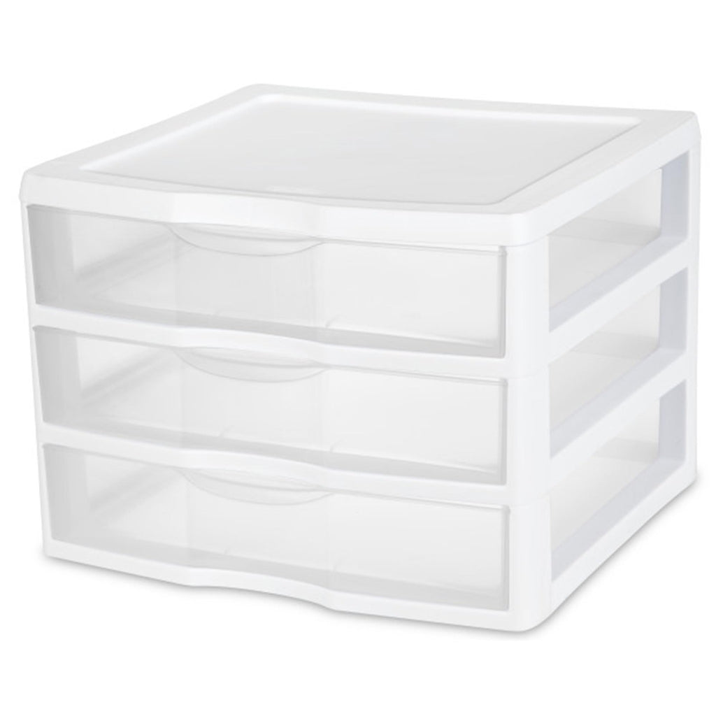 Wide 3-Drawer Storage Unit 6-Pack W32675