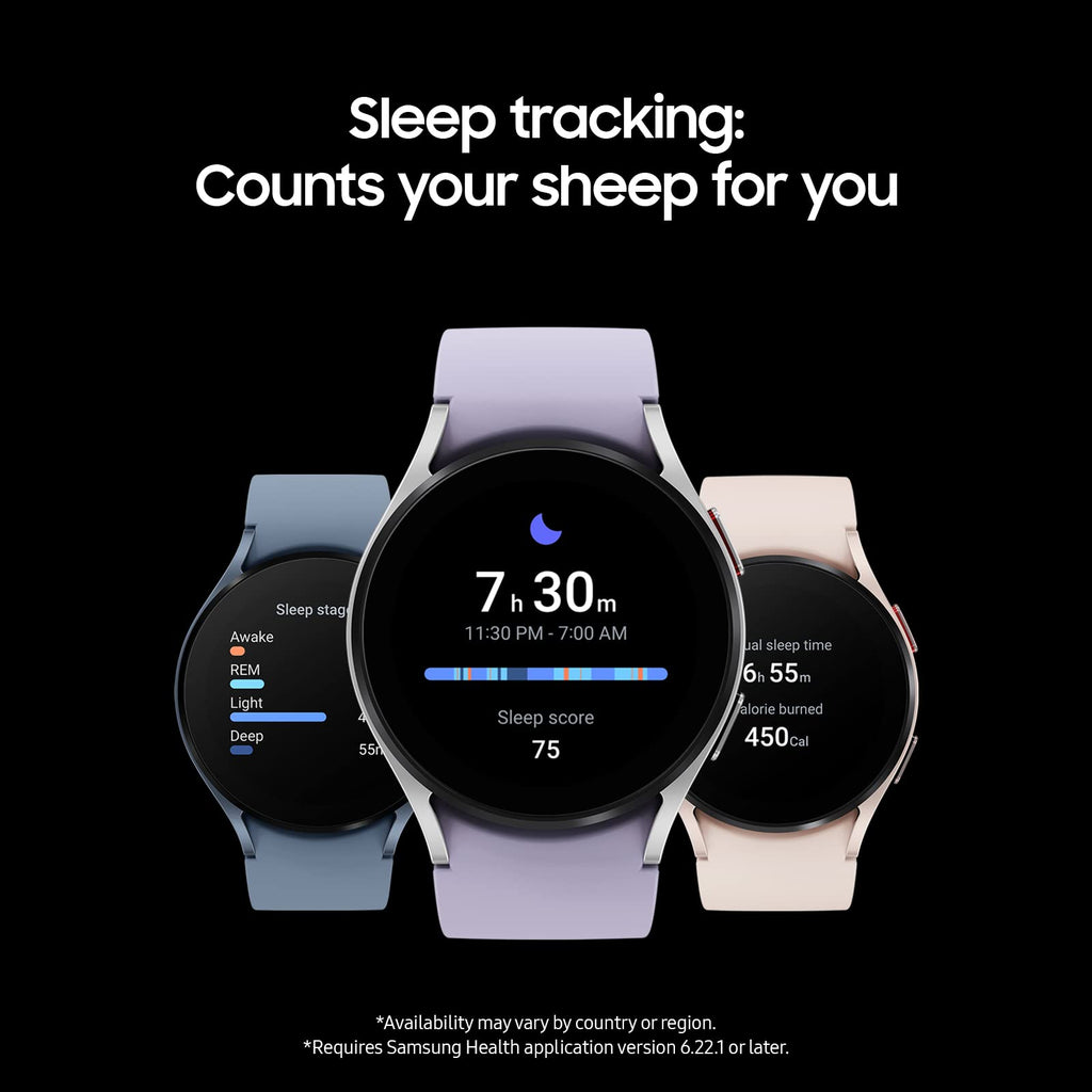 40mm Bluetooth Smartwatch with Fitness and Sleep Tracker, Pink Gold Bezel H527