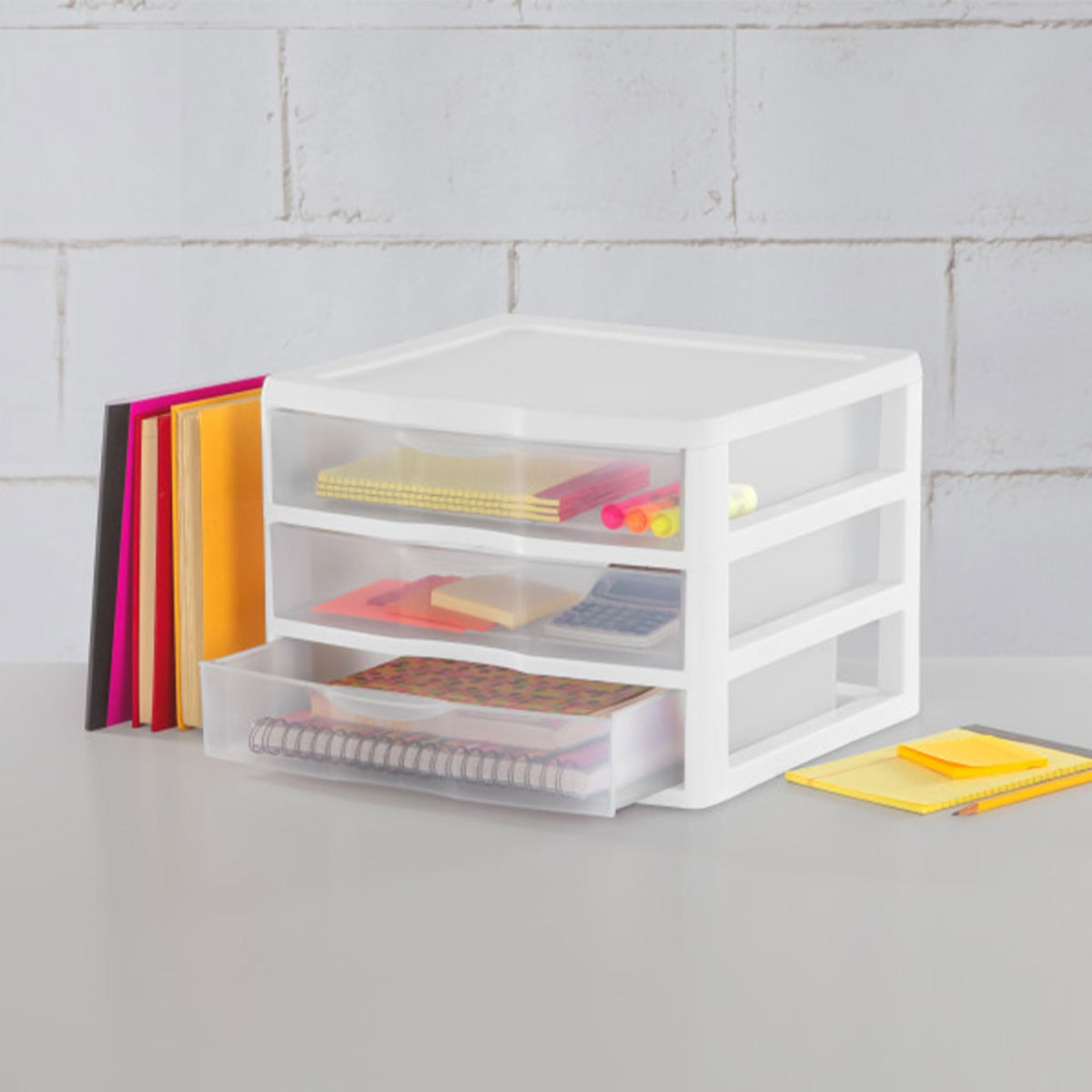 Wide 3-Drawer Storage Unit 6-Pack W32675