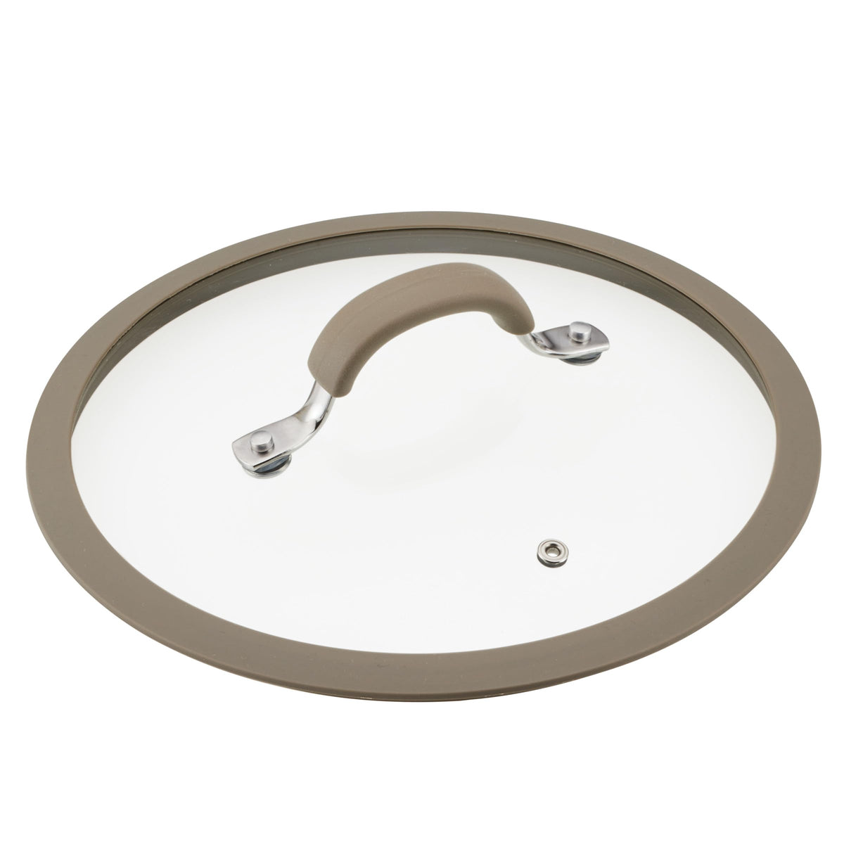 10-Inch Silicone-Rimmed Glass Lid D980