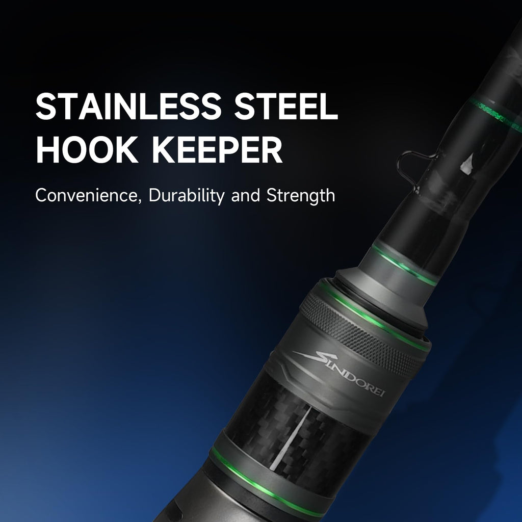 Heavy 2-Piece Fishing Rod D394