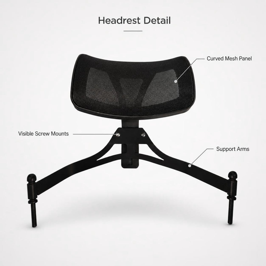 Aluminum Folding Director Chair with Headrest, Adjustable Height, Side Tray and Phone Holder X29541