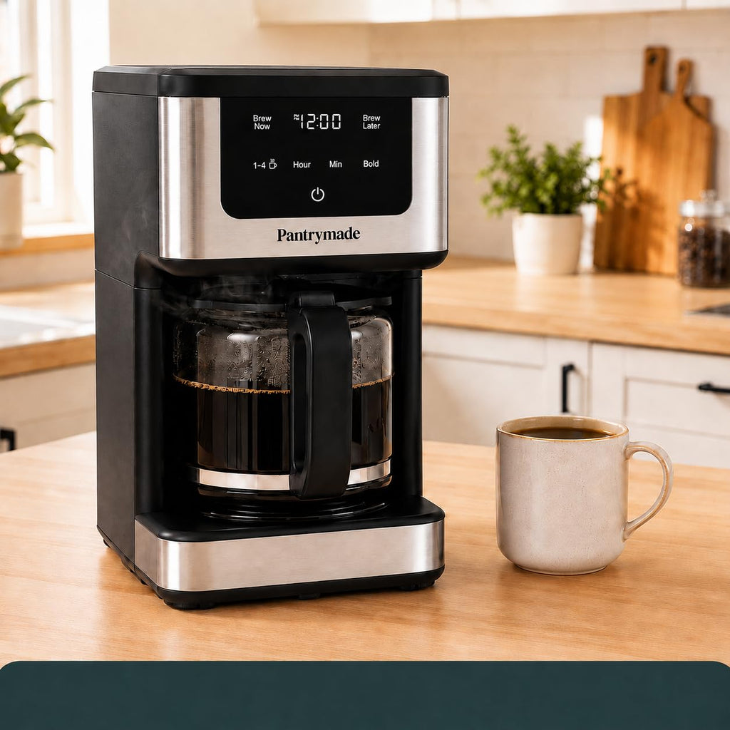 14-Cup Programmable Drip Coffee Maker with Glass Carafe, Black C989