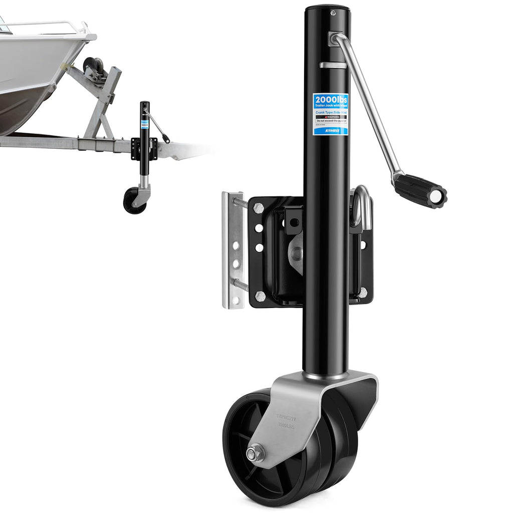 2000 lbs Dual Wheel Trailer Jack T677