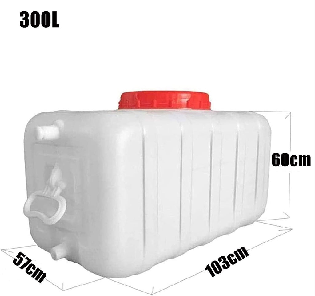 50L White Water Storage Tank with Water Outlet T1845