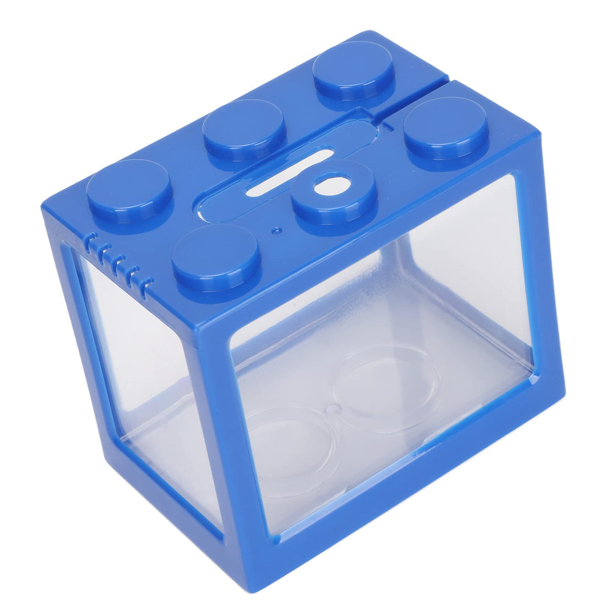 Mini Plastic Stackable Betta Fish Cube with LED Desktop Aquarium Kit L348
