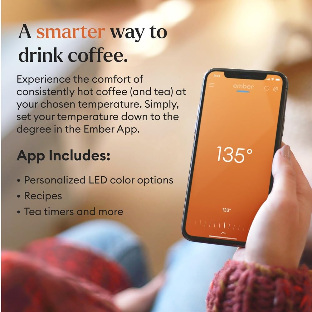 10 Oz App-Controlled Heated Smart Mug B354278