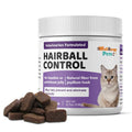 Natural Hairball Control Chews for Cats with Omega 3 6 Fatty Acids 70ct V8344