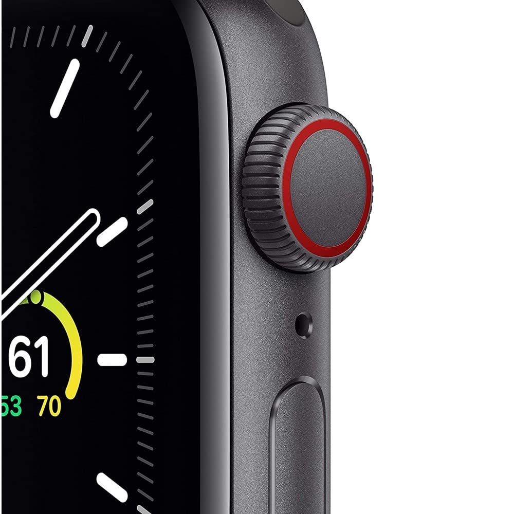 Space Gray Aluminum Case with Black Sport Band Smartwatch Y729467