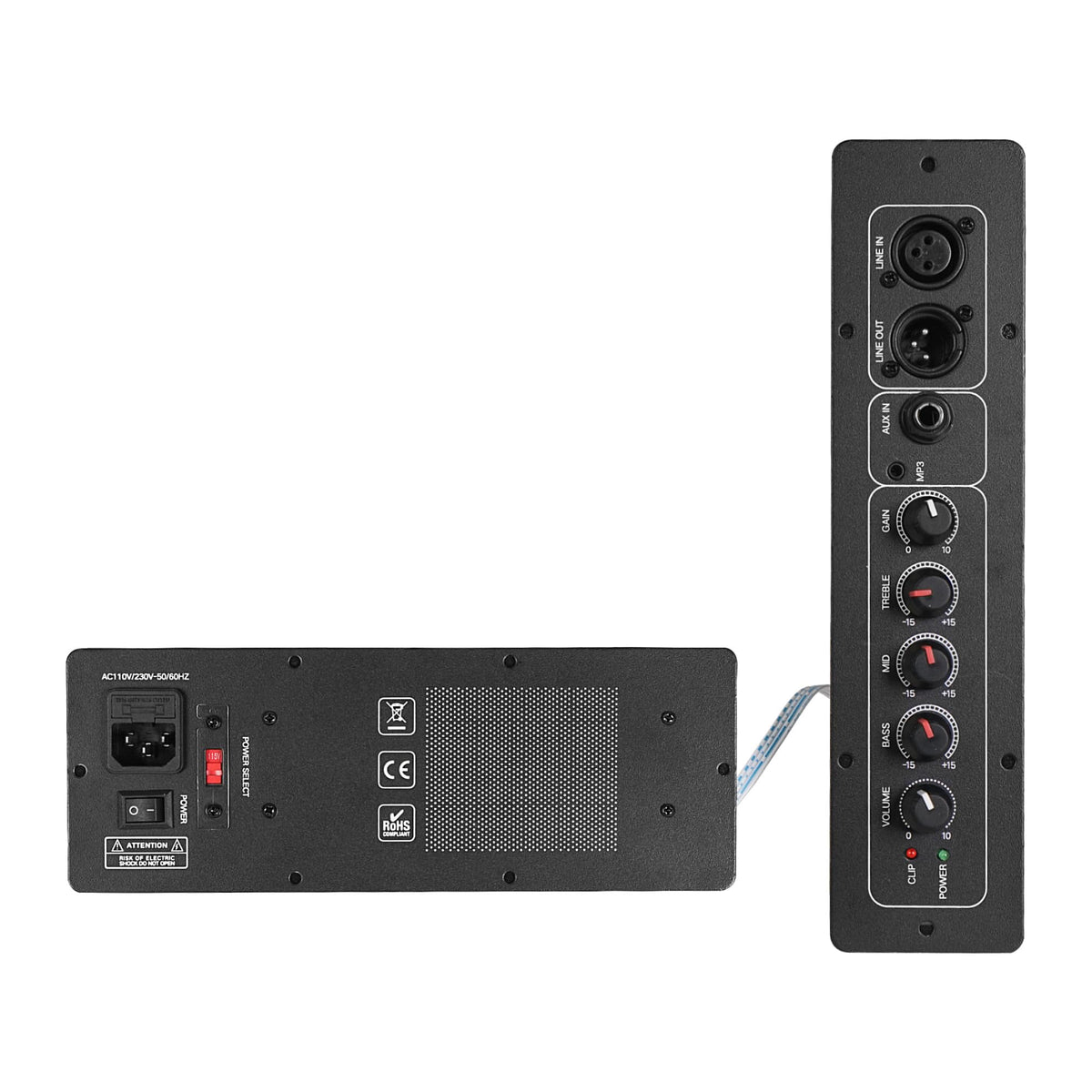 2-Pack Powered PA Speakers 10” 300W P15549